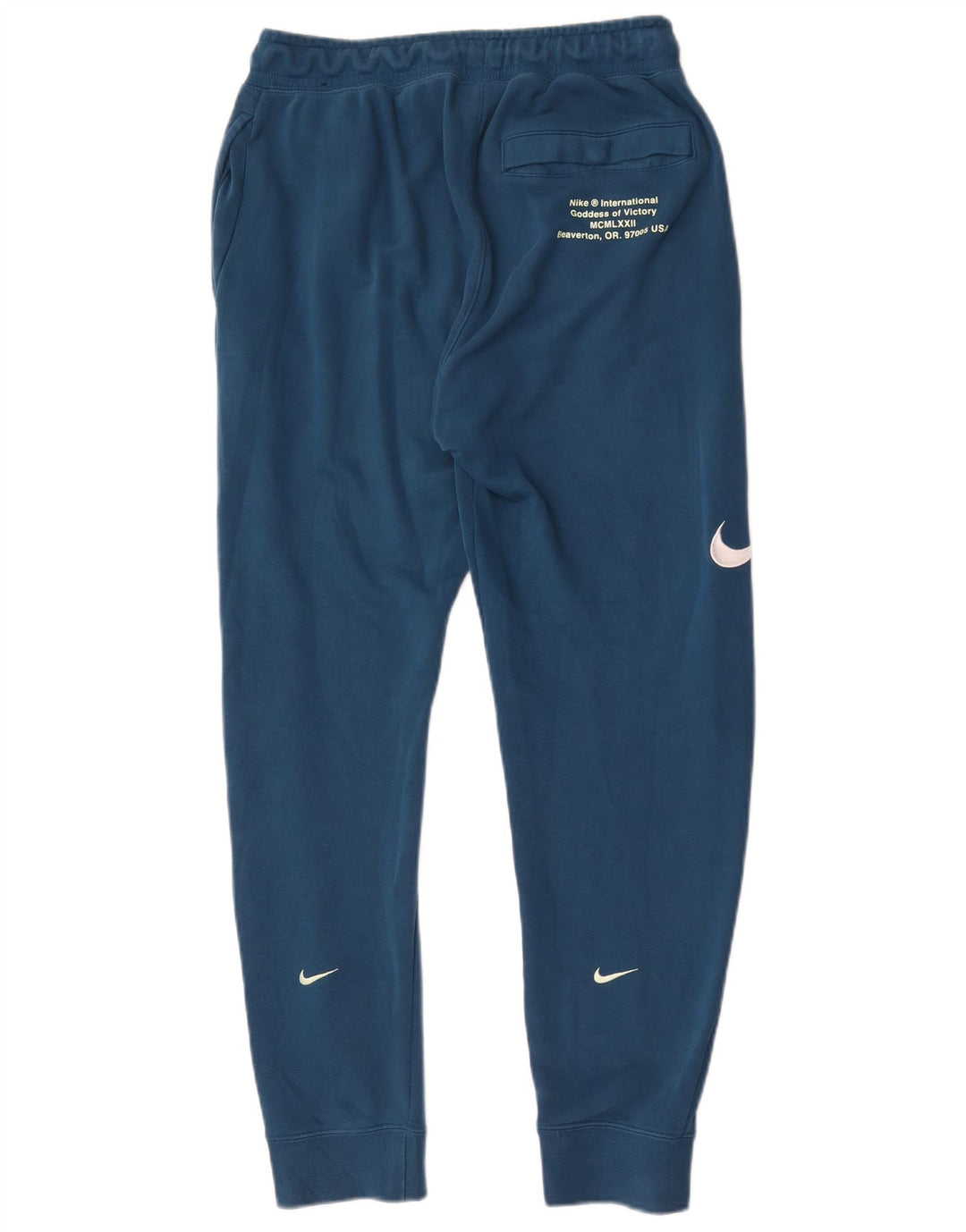 Мужской спортивный костюм Nike с графическим рисунком, маленький синий, хлопок