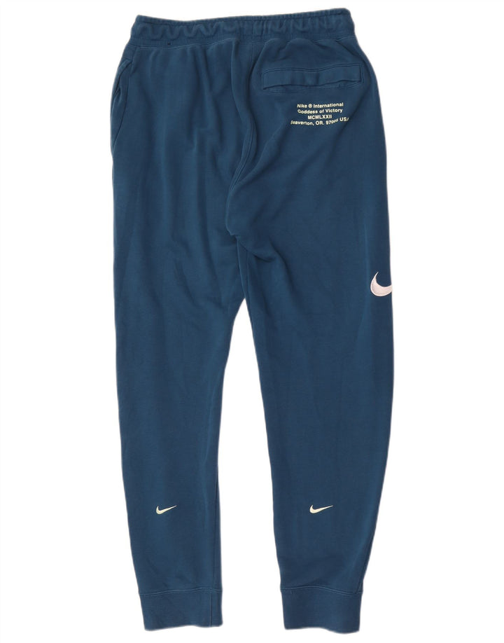 Мужской спортивный костюм Nike с графическим рисунком, маленький синий, хлопок