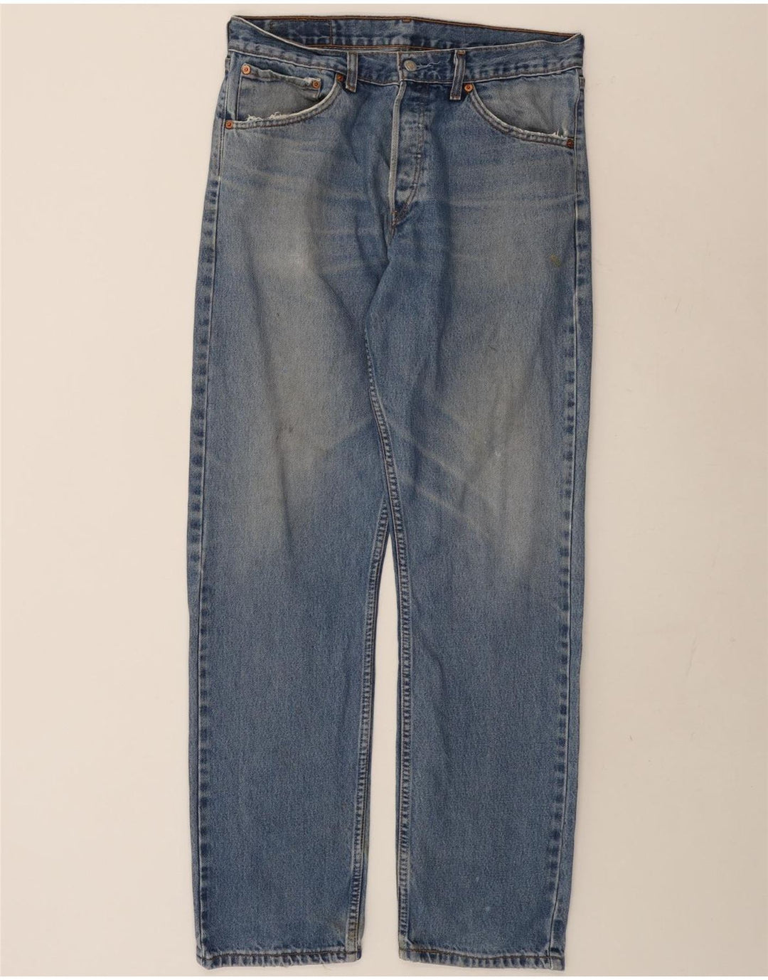 Мужские прямые джинсы Levi's 522 W34 L34 синие, хлопок