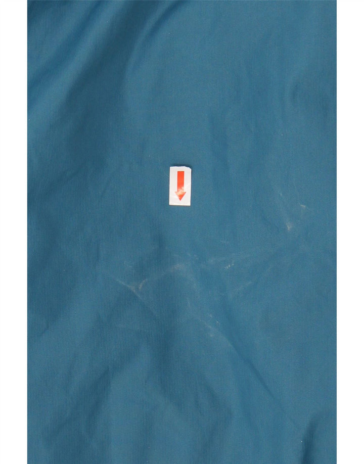 Мужская ветровка ASICS UK 42 XL, синяя, полиамид с цветными блоками