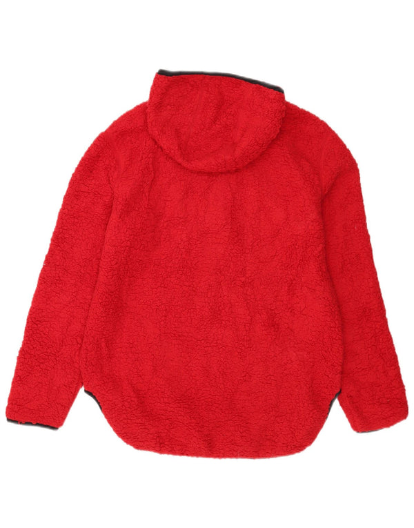 Женский флисовый джемпер оверсайз с капюшоном Tommy Hilfiger UK 6 XS красный