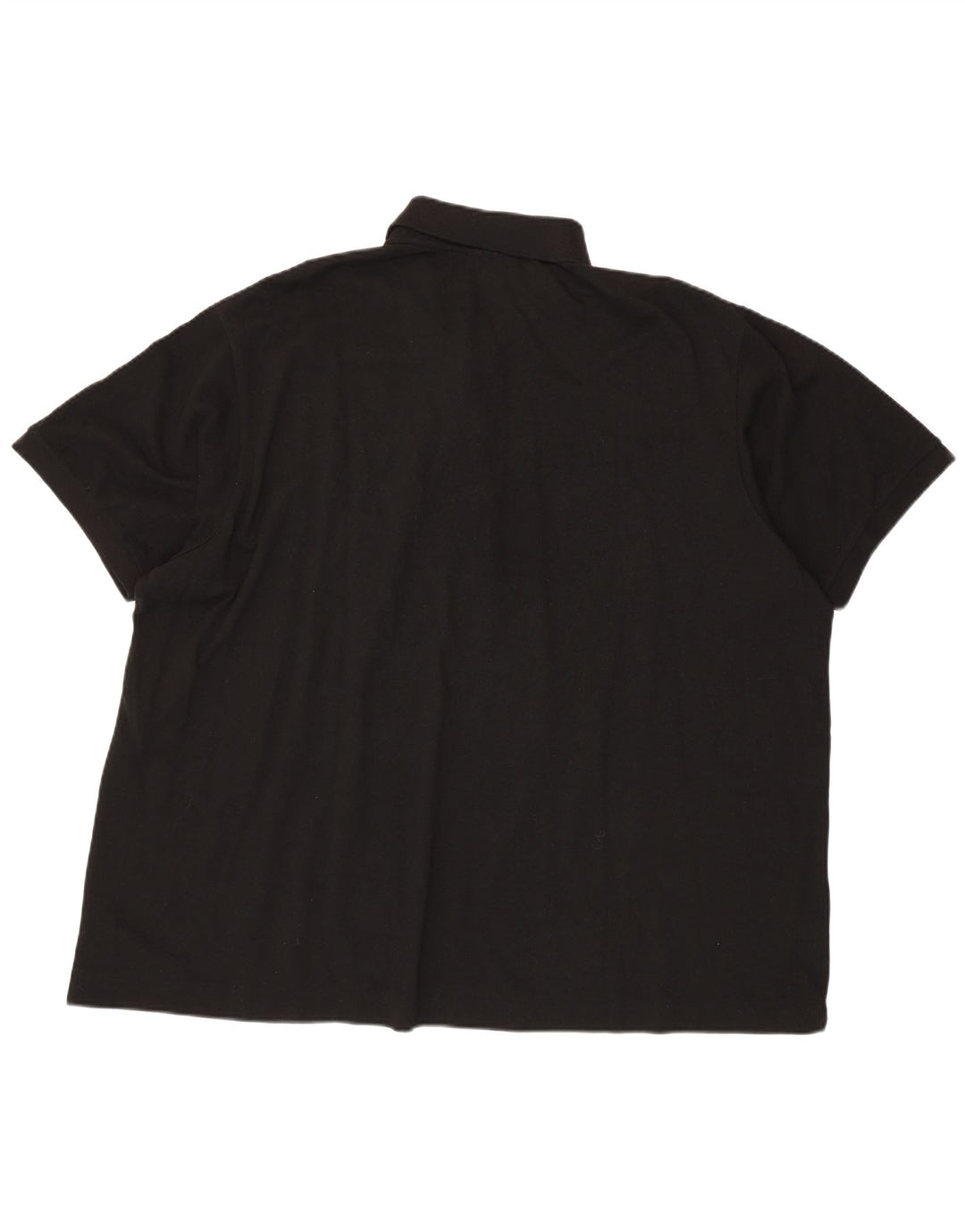 LACOSTE Мужская рубашка-поло классического кроя, размер 10, 5XL, черный хлопок