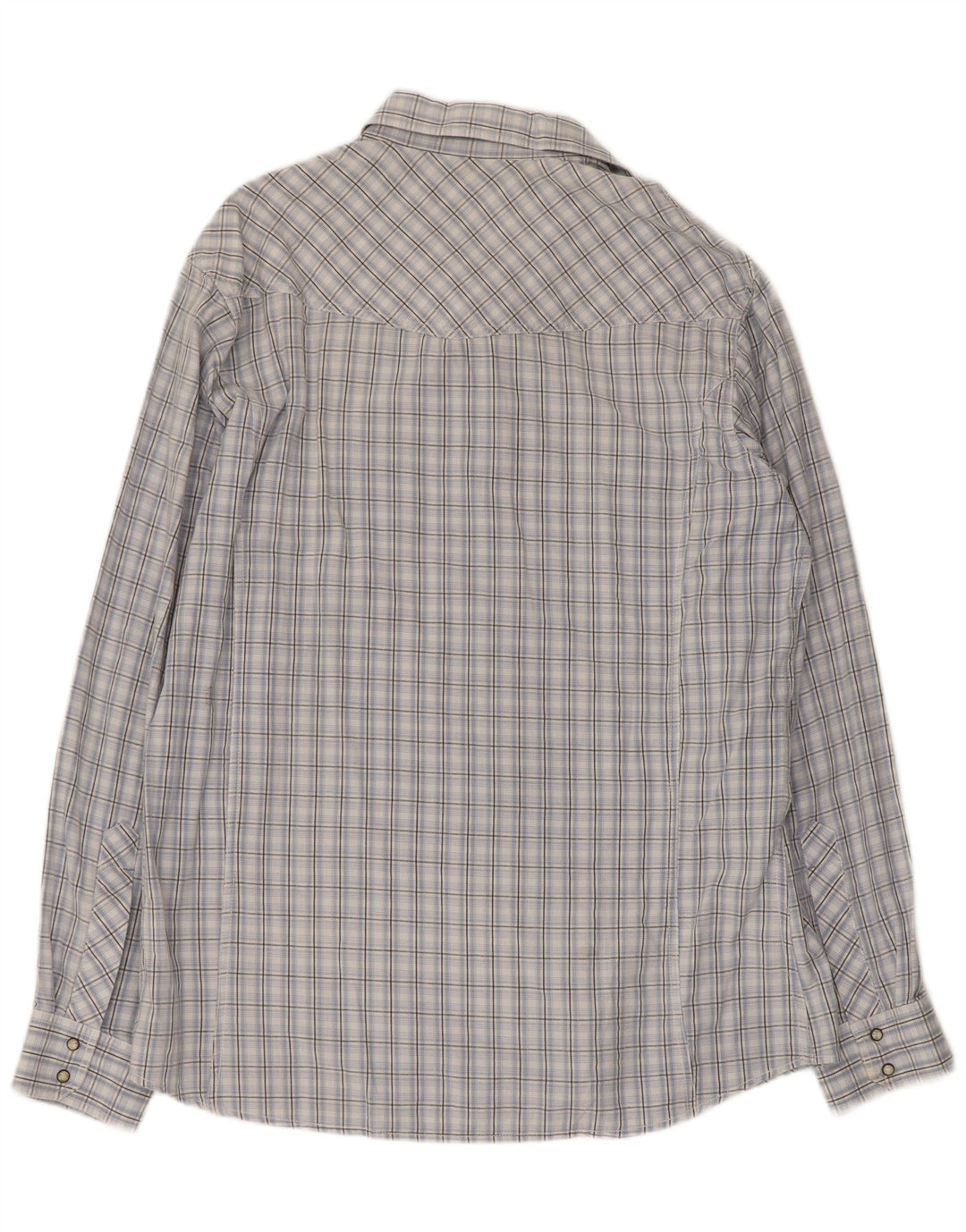 Мужская рубашка Marlboro Classics 2XL, синяя клетка, хлопок