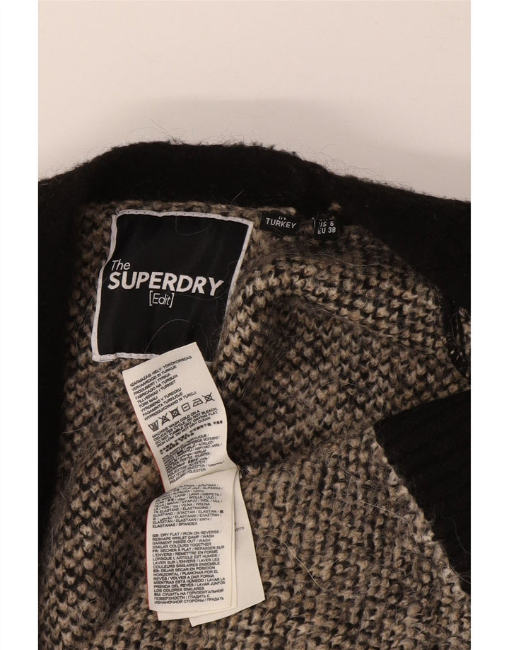 Женский удлиненный кардиган оверсайз Superdry UK 10, маленький черный