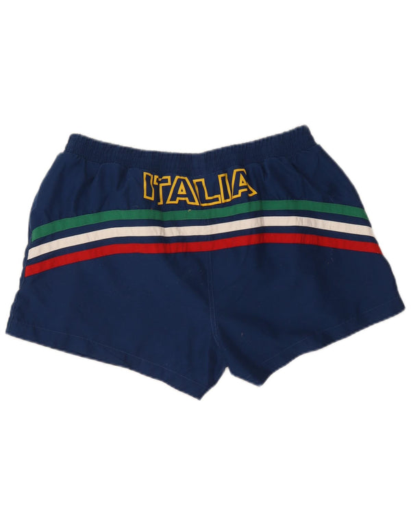 Diadora Mens Italia Graphic Swimming Shorts XL  Navy Blue