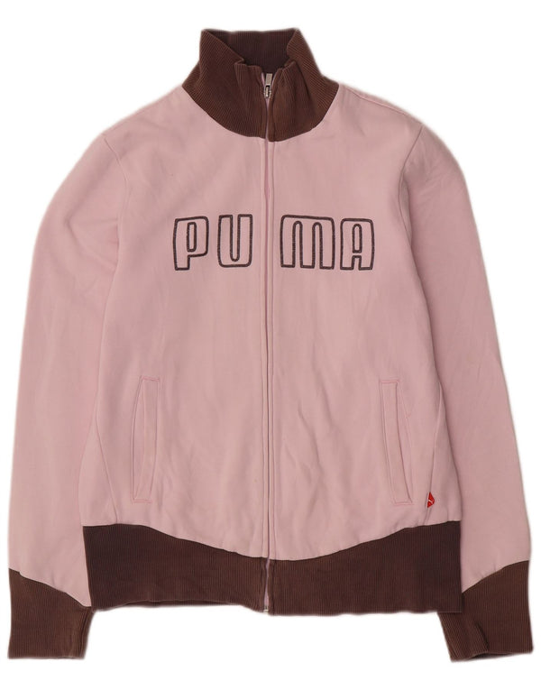 Женский спортивный костюм Puma с графическим рисунком UK 14, большой розовый цвет с цветными блоками