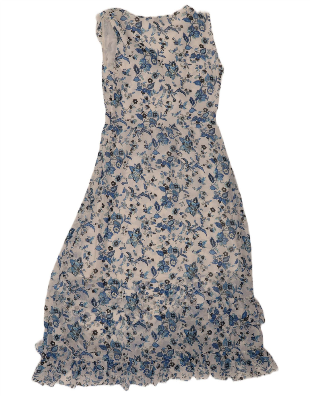 Женское платье макси без рукавов LIU JO IT 40, маленькое белое с цветочным принтом