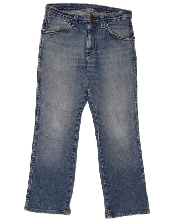 Мужские прямые джинсы Wrangler Alaska W32 L28, синие, хлопок