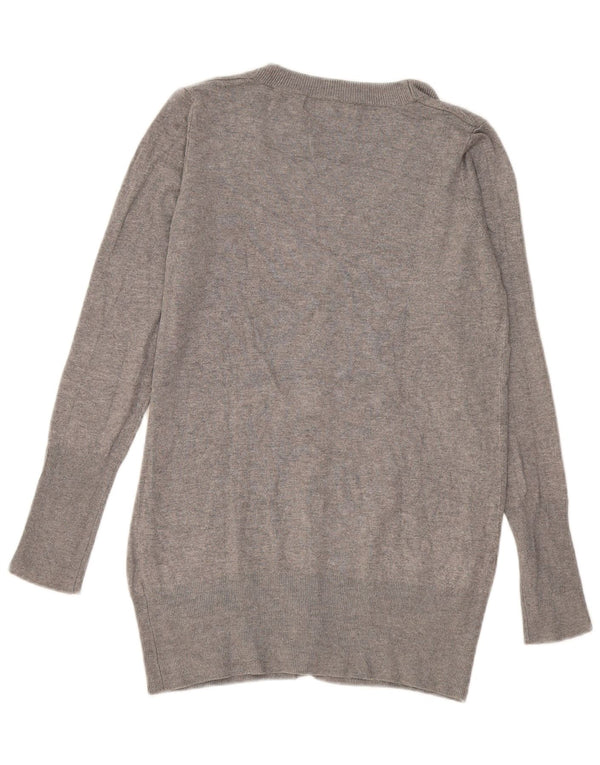 Женский кардиган Zara UK 14, большой серый цвет