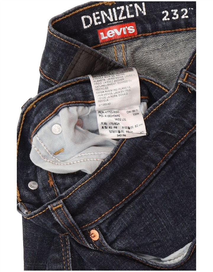 Мужские прямые джинсы Levi's Denizen W32 L32, темно-синий, хлопок