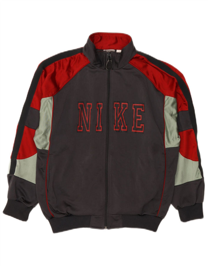 Спортивный костюм с графическим рисунком для мальчиков Nike, 10–11 лет, средний серый цвет с цветными блоками