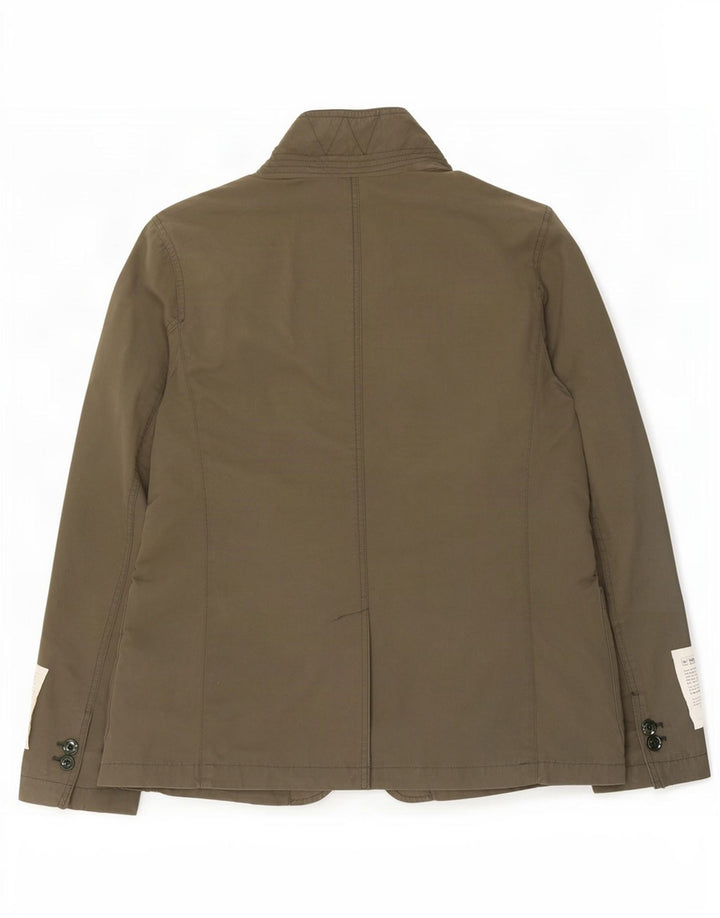 Мужская куртка Woolrich UK 40, большая зеленая, хлопок