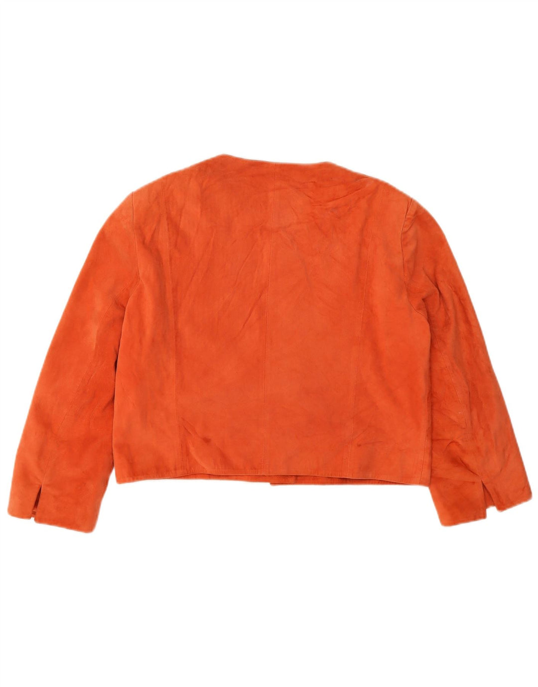 Женская замшевая куртка Conbipel с укороченным рукавом 3/4 IT 44 Medium Orange Leather