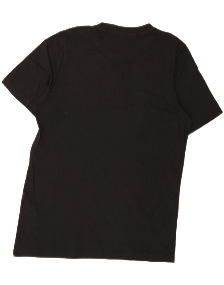 Мужская футболка с рисунком Adidas Top Medium Black Cotton