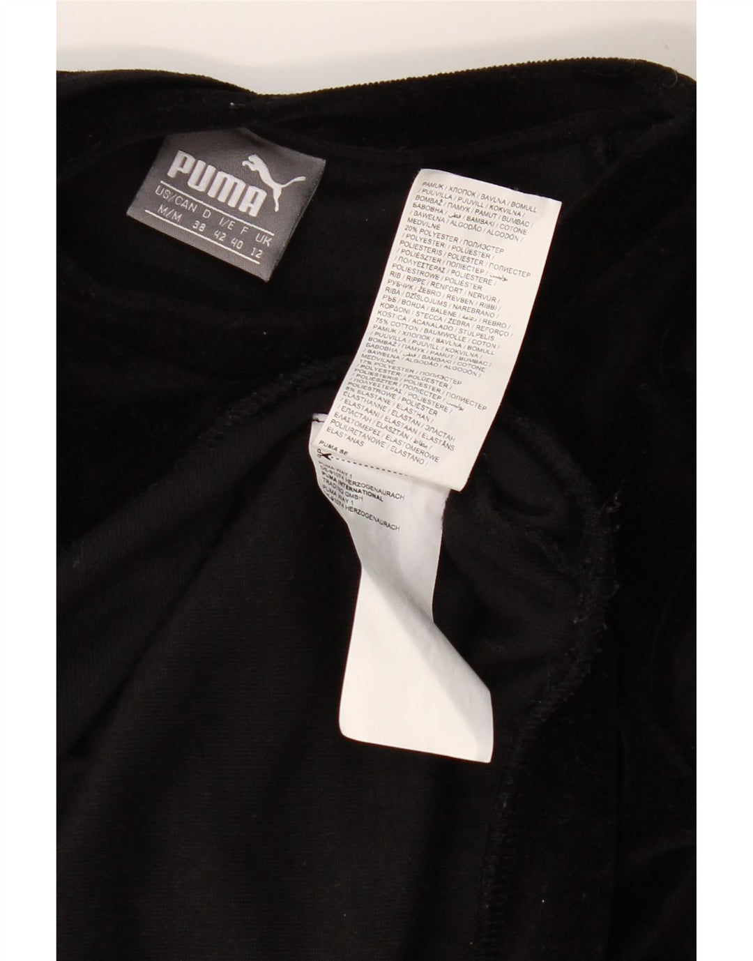 Женский свитер оверсайз с рисунком PUMA UK 12, средний черный хлопок