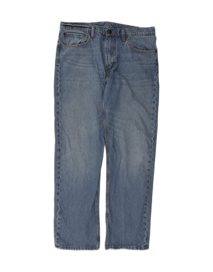Мужские прямые джинсы Levi's 551 W34 L32 синие, хлопок