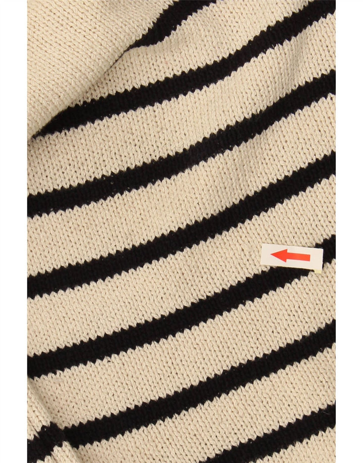 Женский свободный джемпер с круглым вырезом HOBBS UK 6 XS в белую полоску