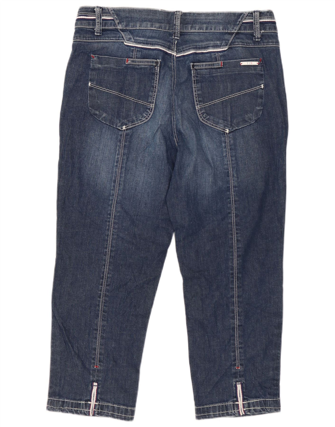 Женские капри TRUSSARDI W30 L21 темно-синие, хлопок