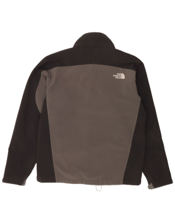Мужская куртка-бомбер The North Face UK 38, средний черный полиэстер с цветными блоками