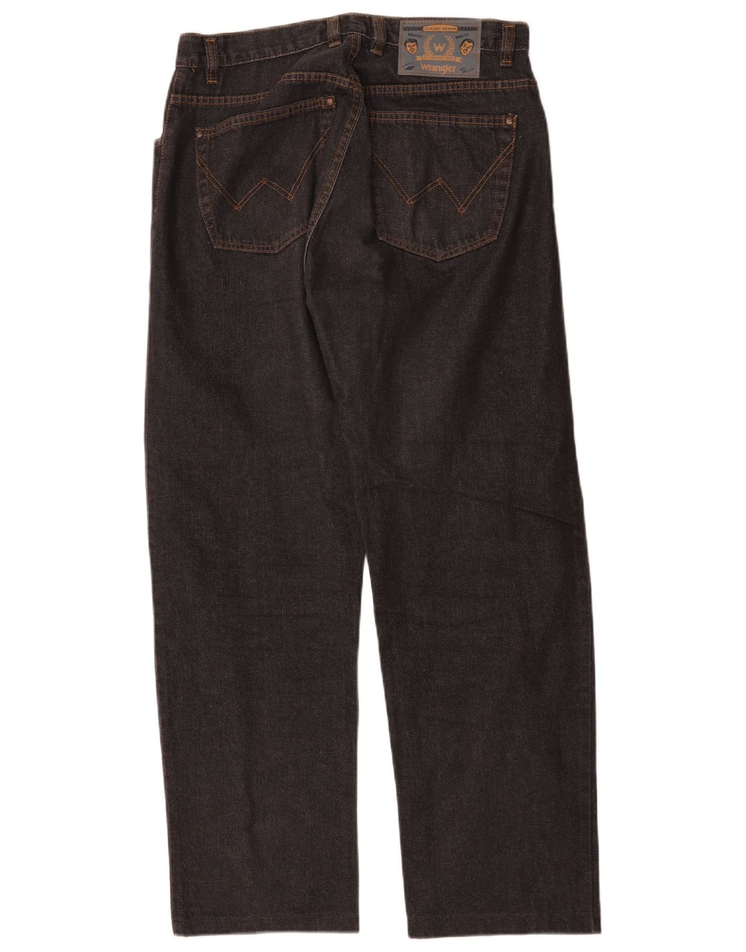 Мужские прямые джинсы Wrangler W32 L29, черный хлопок