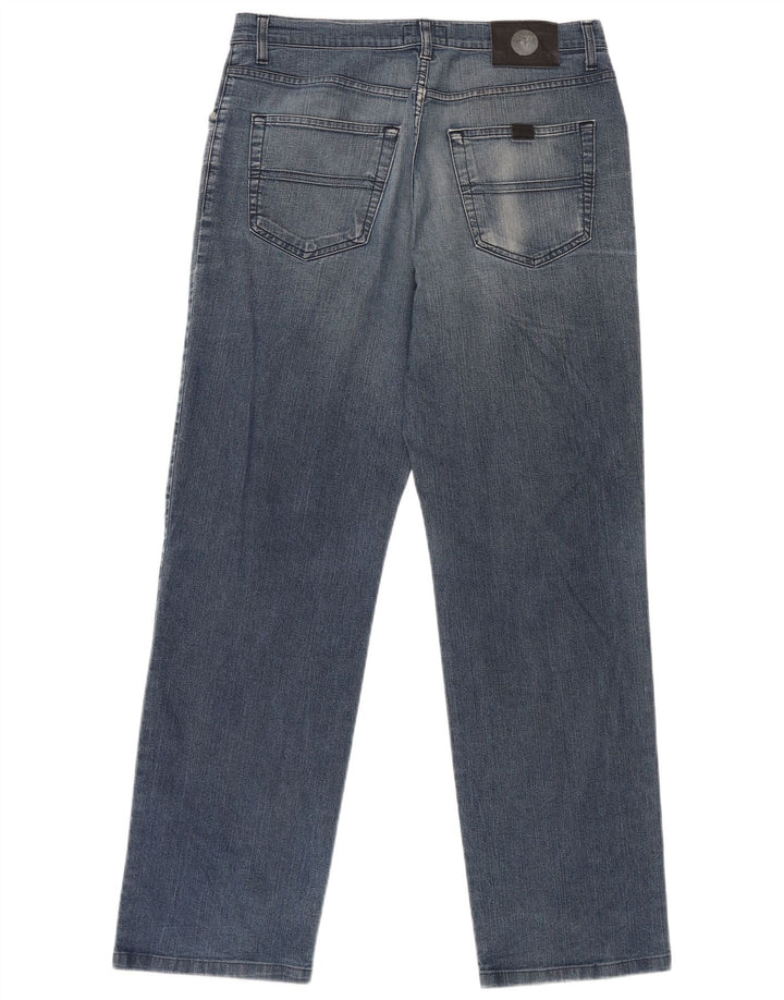 Мужские прямые джинсы Trussardi W34 L30 синие, хлопок