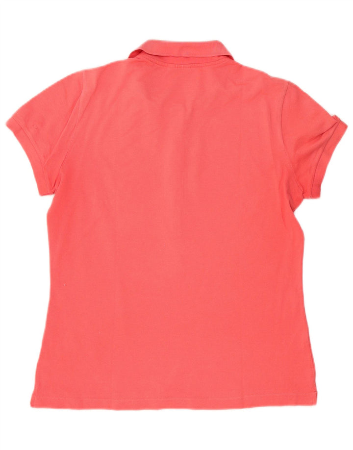 Женская рубашка поло Lacoste, размер 46 XL, розовый хлопок