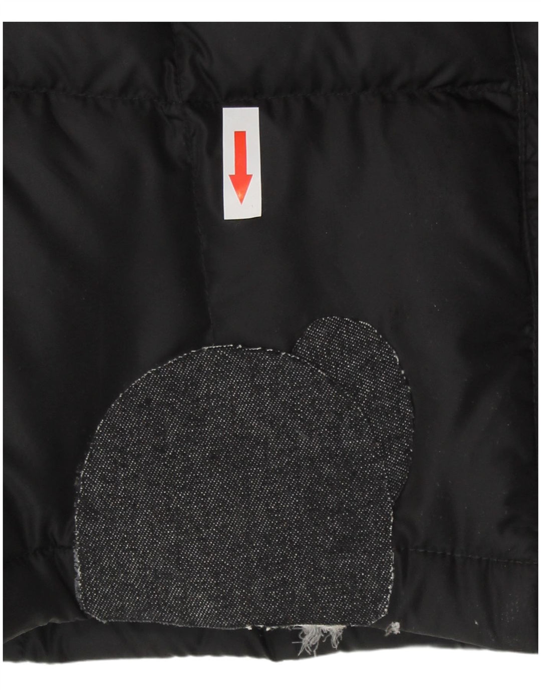 Женское длинное стеганое пальто с капюшоном The North Face UK 12, средний черный