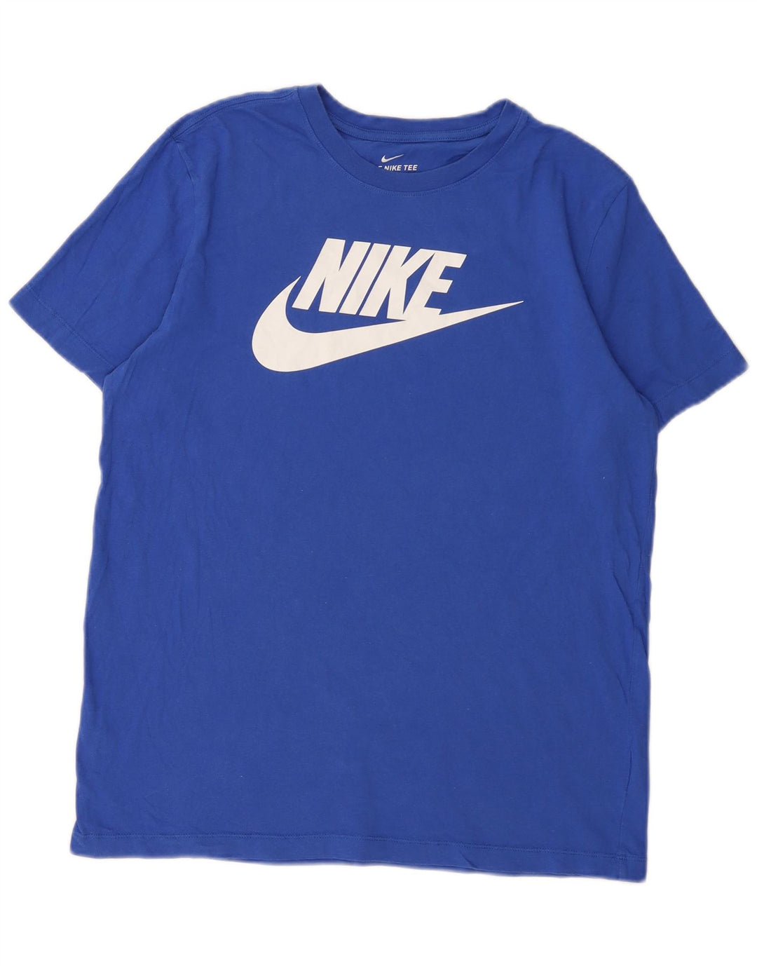 Мужская футболка с рисунком Nike, большой синий хлопок