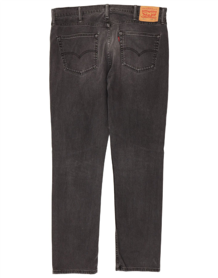 Мужские джинсы Levi's Slim 511 W38 L34, черный хлопок