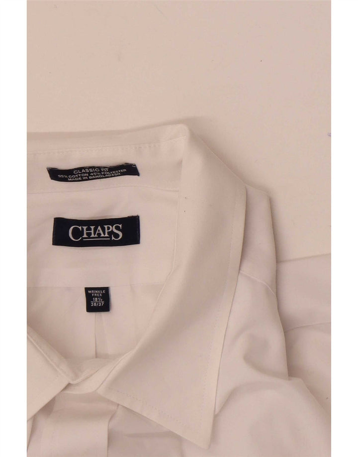 Мужская рубашка классического кроя Chaps, размер 18 1/2 2XL, белый хлопок