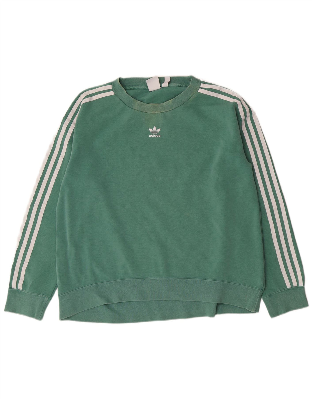Женский свитер Adidas Jumper UK 8, маленький зеленый хлопок