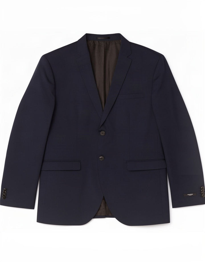 Мужской пиджак Jack & Jones с 2 пуговицами, EU 56, 3XL, темно-синий, полиэстер