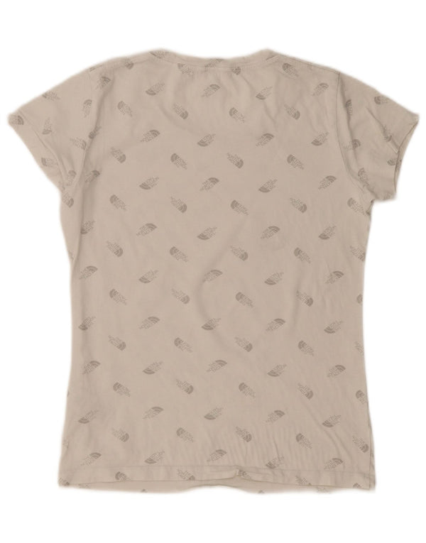 Женская футболка с рисунком The North Face Top UK 10, маленький размер, белый хлопок