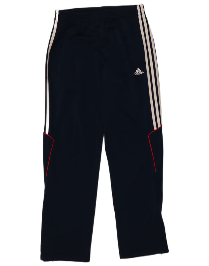 Мужские спортивные брюки Adidas UK 36/38, маленькие, темно-синие, полиэстер