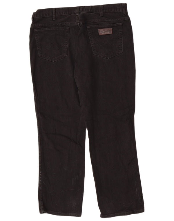 Мужские прямые джинсы Wrangler Texas W40 L30, черный хлопок