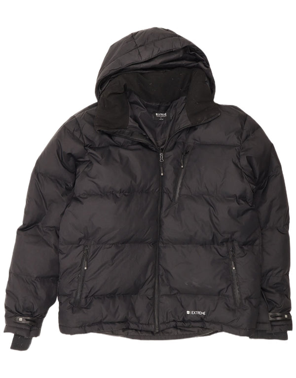 Мужская утепленная куртка с капюшоном Mountain Warehouse UK 42 XL, черный нейлон