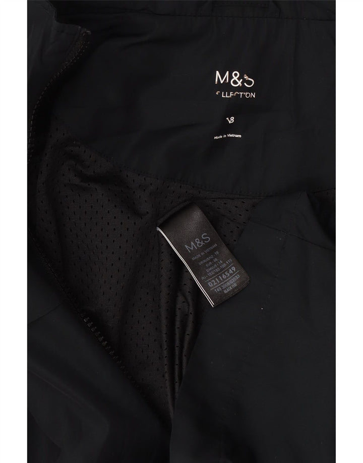 Женская оверсайз-дождевик с капюшоном Marks & Spencer UK 18 XL Темно-синий