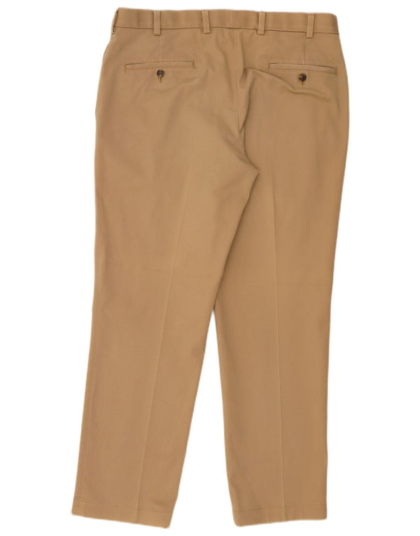 Мужские прямые брюки чинос Brooks Brothers Clark W36 L30, бежевый хлопок