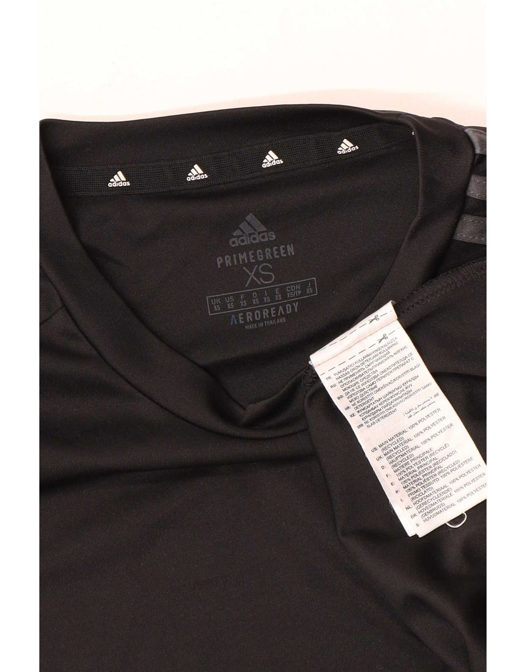 Мужская футболка Adidas Aeroready Top XS, черный полиэстер