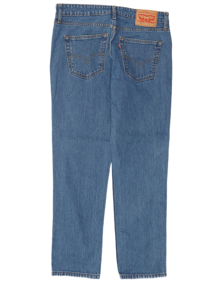 Мужские джинсы Levi's Slim 511 W34 L30 синие, хлопок