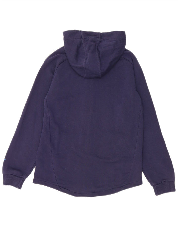 Свитер с капюшоном на молнии с графическим рисунком для мальчиков PUMA, 11–12 лет, темно-синий, хлопок