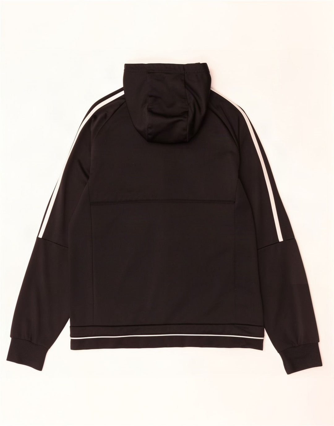 Мужской спортивный костюм Adidas с капюшоном, верхняя куртка, средний черный полиэстер