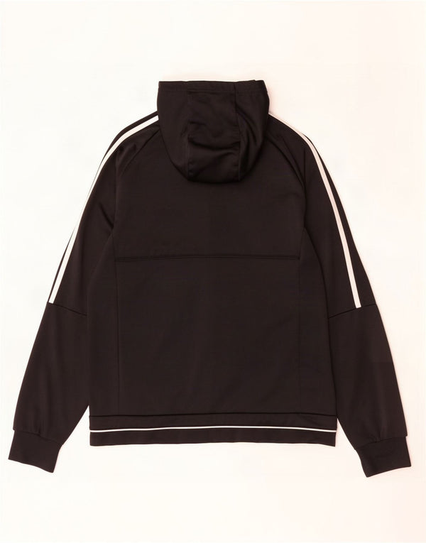 Мужской спортивный костюм Adidas с капюшоном, верхняя куртка, средний черный полиэстер