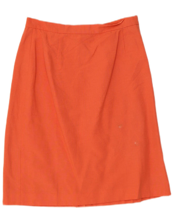 Юбка-карандаш женская Laura Ashley UK 12 Medium W28 Оранжевый лен