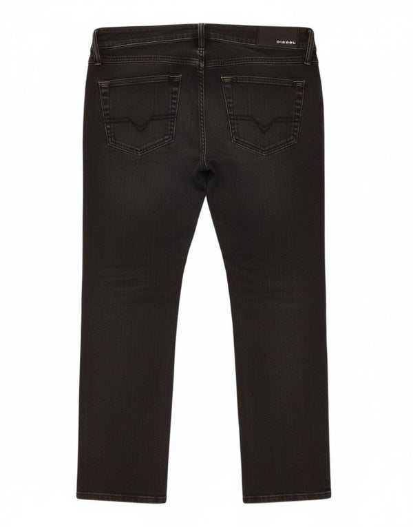 Женские прямые джинсы-стрейч Diesel Matic W31 L26, черный хлопок