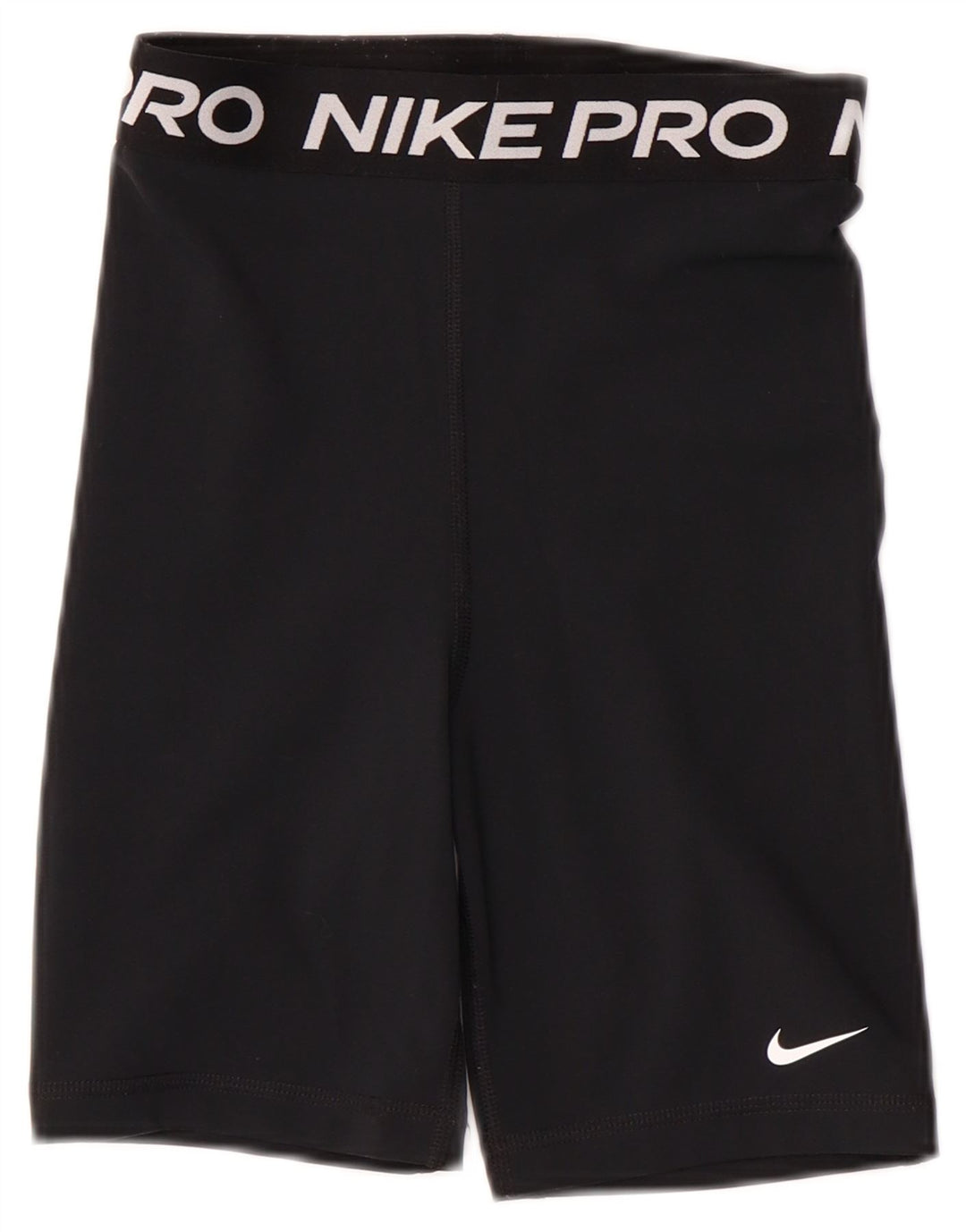 Женские спортивные шорты NIKE Dri Fit с графическим рисунком UK 4 XS, черный полиэстер