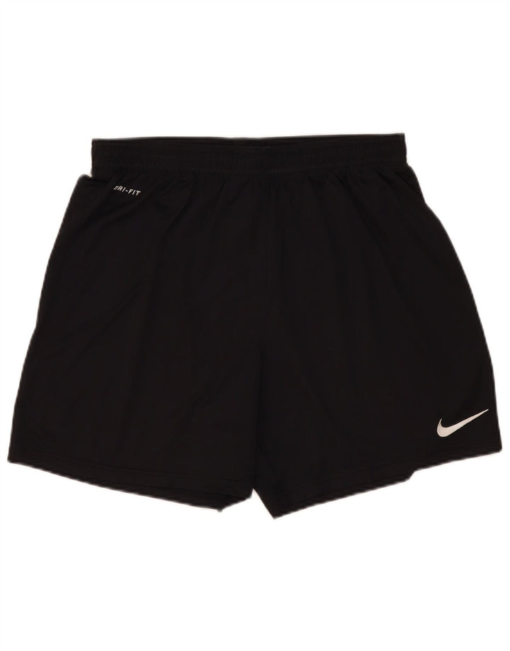 Мужские спортивные шорты Nike Dri Fit, большие черные, полиэстер