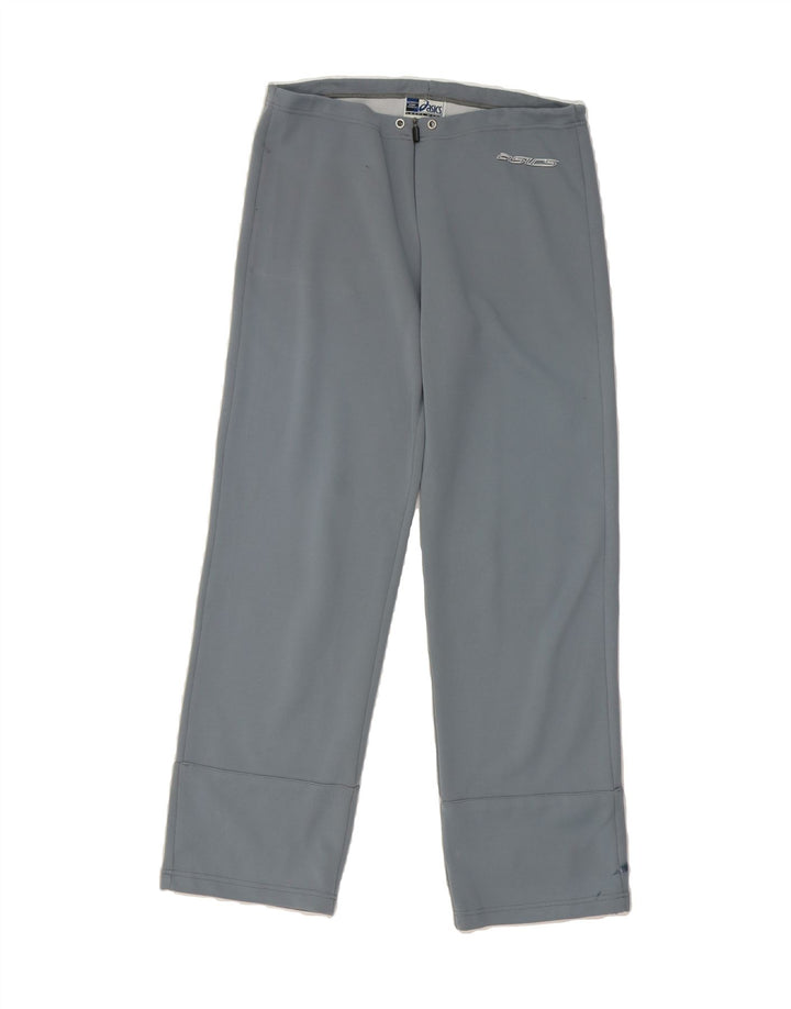 ASICS Womens Tracksuit Trousers UK 14 Medium  Grey Vintage Asics and Second-Hand Asics from Messina Hembry 