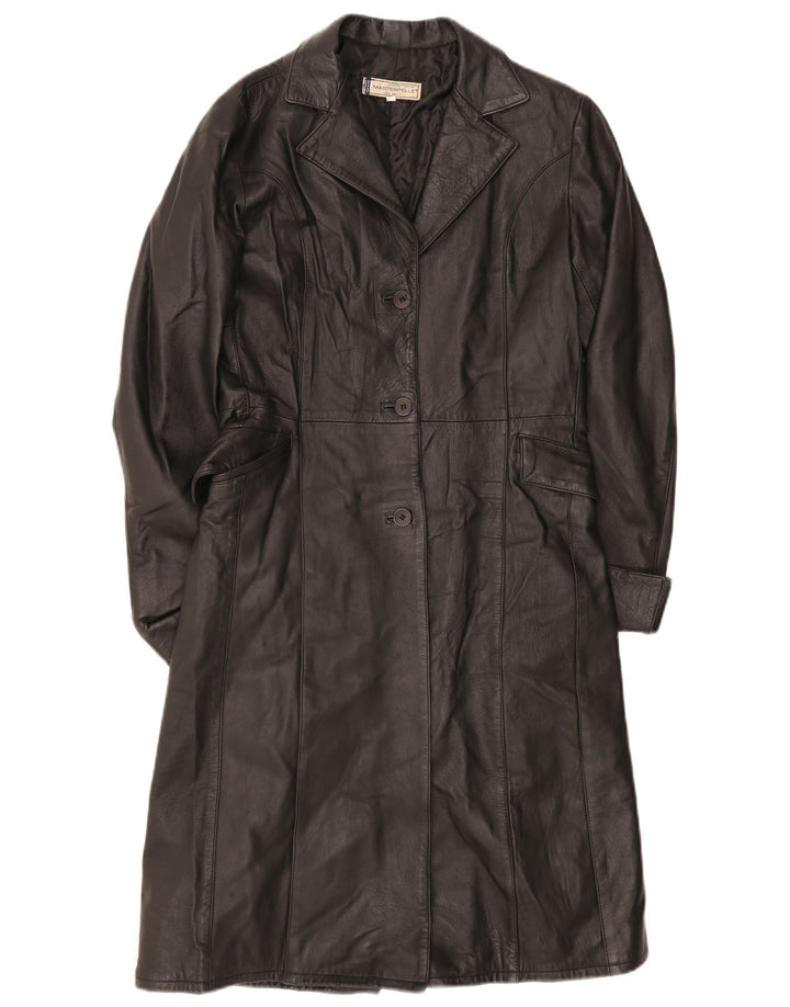 Masterpelle Женское кожаное пальто IT 44 Medium Black