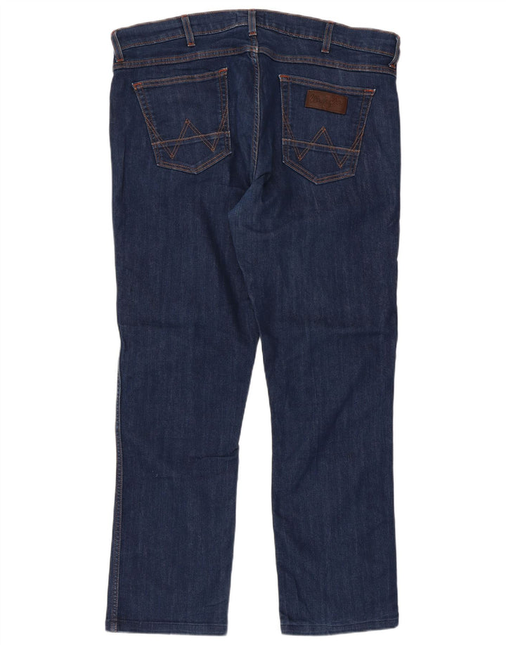 Джинсы мужские прямые Wrangler W38 L29 синие